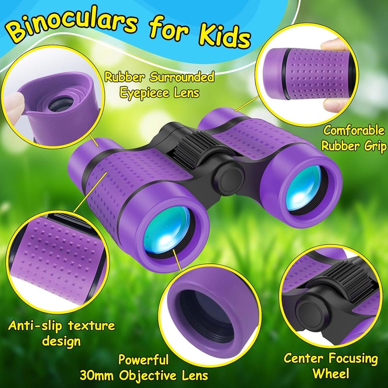 ESSENSON Binoculars for Kids Toys Gifts for Age 3-12 Years Old Boys Girls Kids Telescope Outdoor Toys for Sports and Outside Play, Bird Watching, Birthday Presents - Image 2